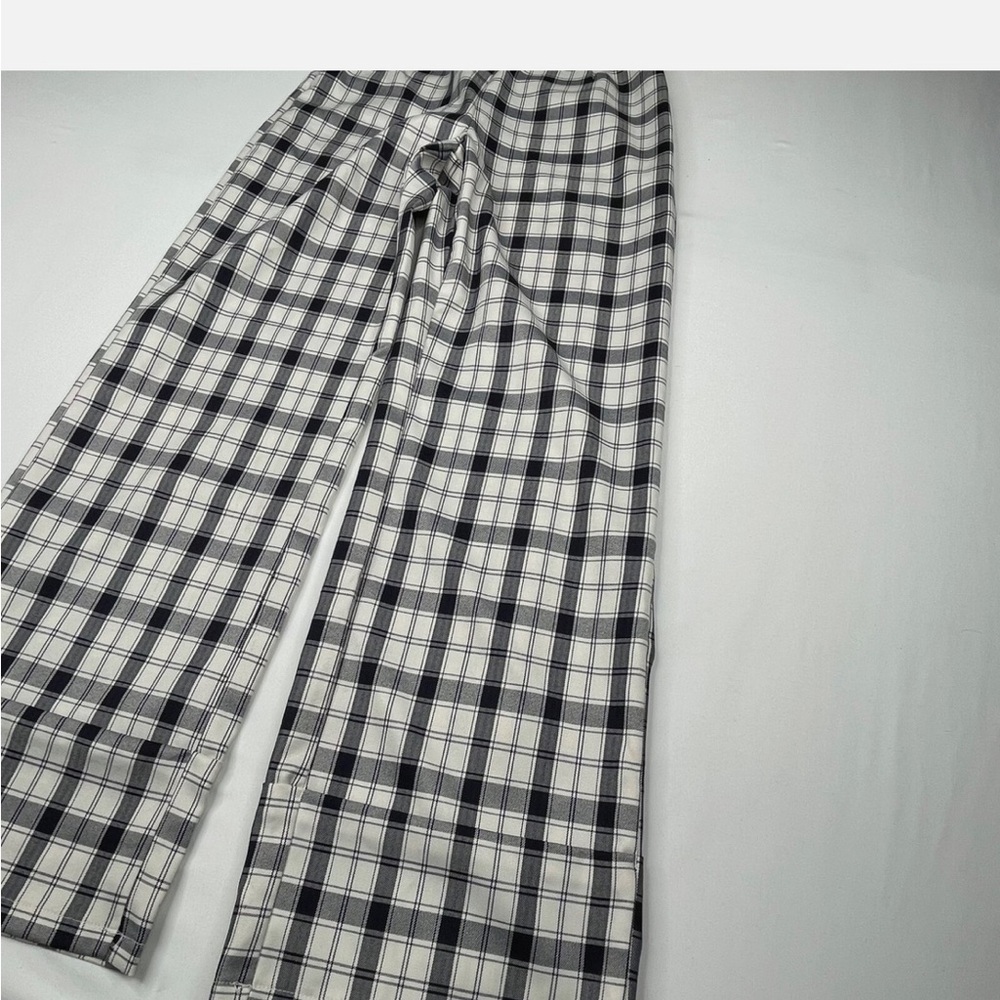 Princess Polly Checkered Pants in Black and White size 6 - Picture 3 of 12